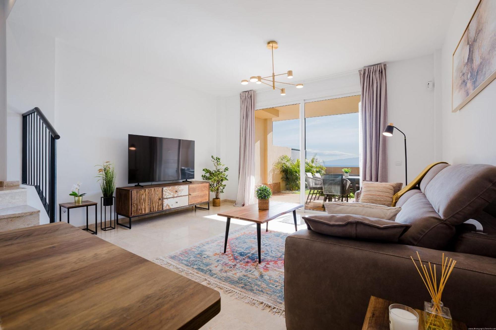 Modern Cozy And Peaceful Holiday Oasis Puerto de Santiago  Bagian luar foto